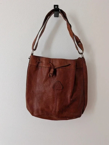 Vintage leder beuteltasche - vintage,