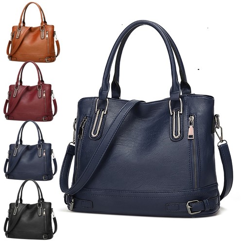 Damen leder handtasche shopper - damen,