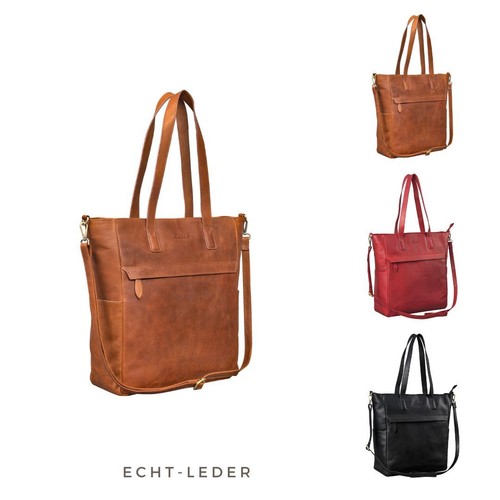 Shopper damen echt - leder, groß