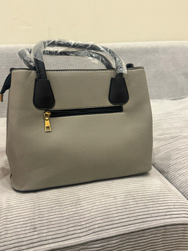Damen handtasche grau - handtasche,